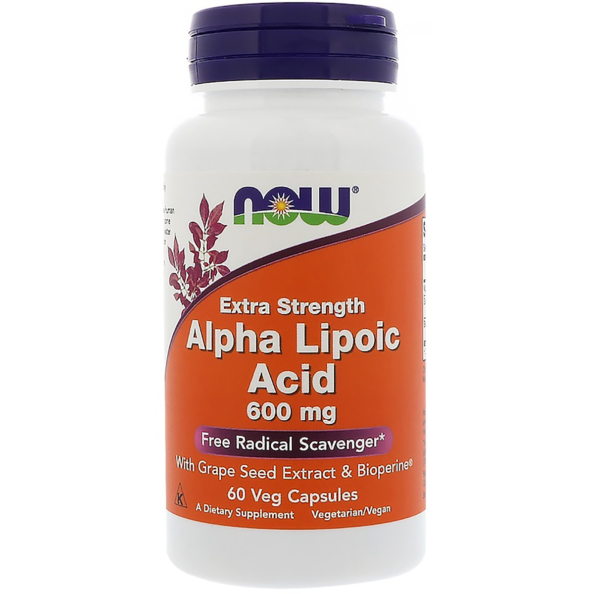Антиоксиданты Now Foods Альфа-липоевая кислота Alpha Lipoic Acid 600 мг 60 капсул
Антиоксиданты Now Foods Альфа-липоевая кислота Alpha Lipoic Acid 600 мг 60 капсул