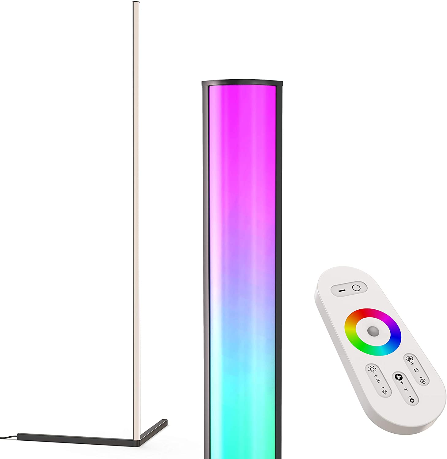 Светодиодный угловой торшер Aurora RGB-светильник с регулируемой яркостью минималистичный скандинавский современный дизайн для гостиной спальни и офиса 20 Вт черный
Светодиодный угловой торшер Aurora RGB-светильник с регулируемой яркостью минималистичный скандинавский современный дизайн для гостиной спальни и офиса 20 Вт черный