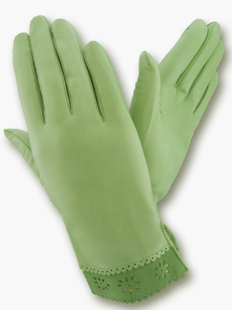 Женские перчатки кожаные GlovesUA мод.205 мятные 8,5 
Женские перчатки кожаные GlovesUA мод.205 мятные 8,5