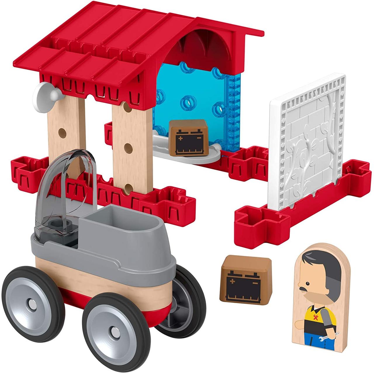 Дерев'яний конструктор Fisher-Price Wonder Makers Garage Гараж (GLM42) (B07RHCWFMC)
Дерев'яний конструктор Fisher-Price Wonder Makers Garage Гараж (GLM42) (B07RHCWFMC)