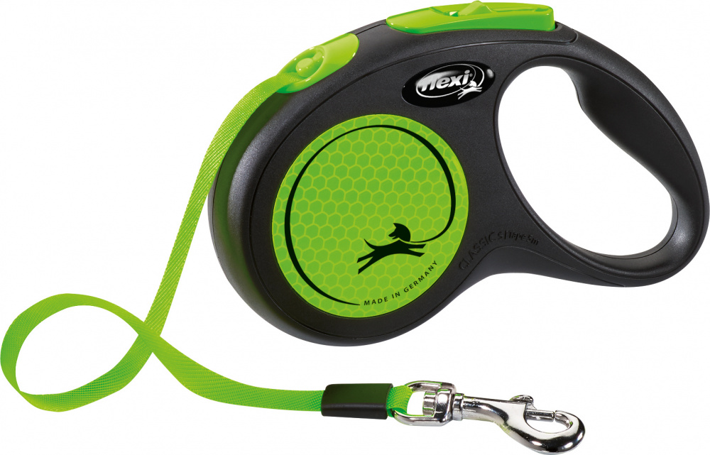 Поводок рулетка Flexi New NEON S 5м до 15кг неоновый черный с зеленым (TX-209314)
Поводок рулетка Flexi New NEON S 5м до 15кг неоновый черный с зеленым (TX-209314)