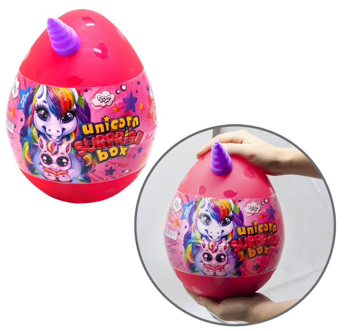 Игрушка-сюрприз Unicorn Surprise Box рус малиновый Dankotoys (USB-01-01) (146283)
Игрушка-сюрприз Unicorn Surprise Box рус малиновый Dankotoys (USB-01-01) (146283)