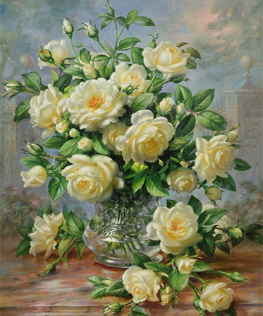 Алмазная мозаика Букет белых роз 50x60см DM-055 Полная зашивка. Набор алмазной вышивки
Алмазная мозаика Букет белых роз 50x60см DM-055 Полная зашивка. Набор алмазной вышивки