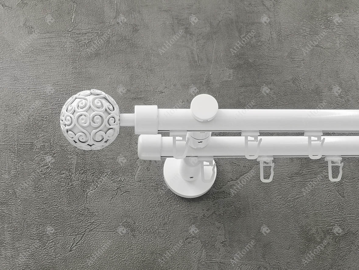 Карниз Quadrum Ориентал 160 см двойной Белый 19/19 мм импрессионная
Карниз Quadrum Ориентал 160 см двойной Белый 19/19 мм импрессионная