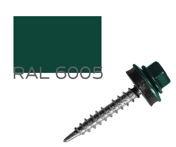 Саморез кровельный по дереву MAXPRO с шайбой EPDM RAL-6005 4,8х35 250 шт (SDS-48356005)
Саморез кровельный по дереву MAXPRO с шайбой EPDM RAL-6005 4,8х35 250 шт (SDS-48356005)