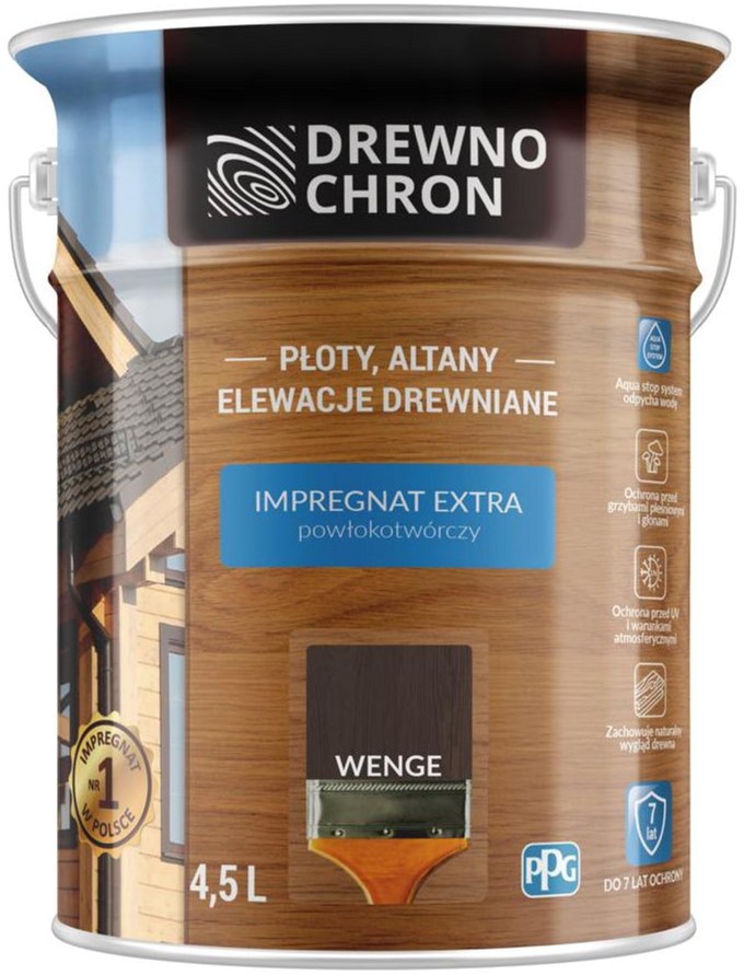 Плёнкообразующая пропитка Drewnochron Impregnat Extra Венге 4.5 л (DN-364438)
Плёнкообразующая пропитка Drewnochron Impregnat Extra Венге 4.5 л (DN-364438)