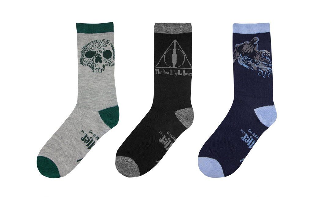 Носки Harry Potter Deathly Hallows 3 пары grey/black/blue, Носки Harry Potter Deathly Hallows 36-40 3 пары grey/black/blue
Носки Harry Potter Deathly Hallows 3 пары grey/black/blue, Носки Harry Potter Deathly Hallows 36-40 3 пары grey/black/blue