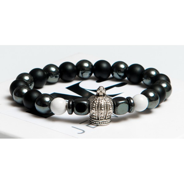 Браслет мужской DMS Jewelry из натуральных камней шунгита, гематита, кахолонга со шлемом CROWN
Браслет мужской DMS Jewelry из натуральных камней шунгита, гематита, кахолонга со шлемом CROWN