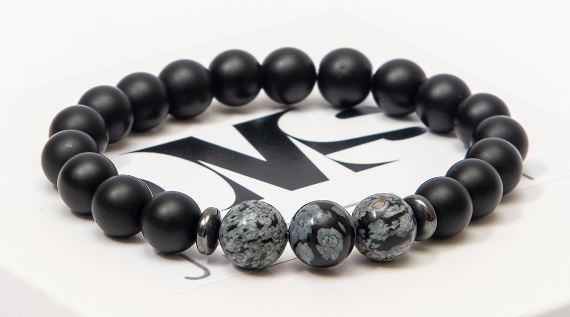 Браслет мужской DMS Jewelry из натуральных камней шунгита и обсидиана с дисками OBSIDIAN TRIPLE
Браслет мужской DMS Jewelry из натуральных камней шунгита и обсидиана с дисками OBSIDIAN TRIPLE