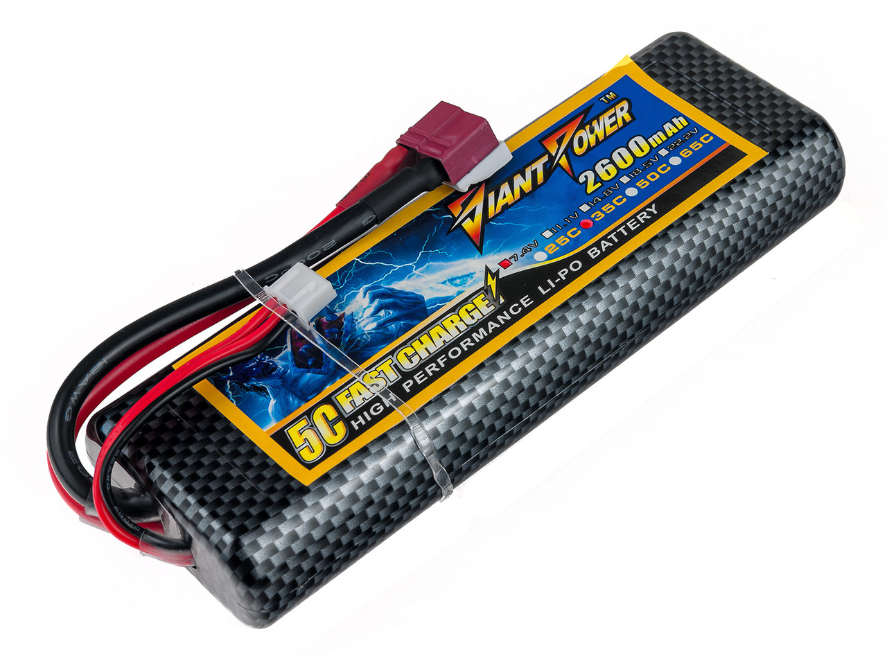 Аккумулятор Dinogy Giant Power Li-Pol 2600mAh 7.4V 2S 35C Hardcase 25x46x138 мм T-Plug (2711866872325)
Аккумулятор Dinogy Giant Power Li-Pol 2600mAh 7.4V 2S 35C Hardcase 25x46x138 мм T-Plug (2711866872325)