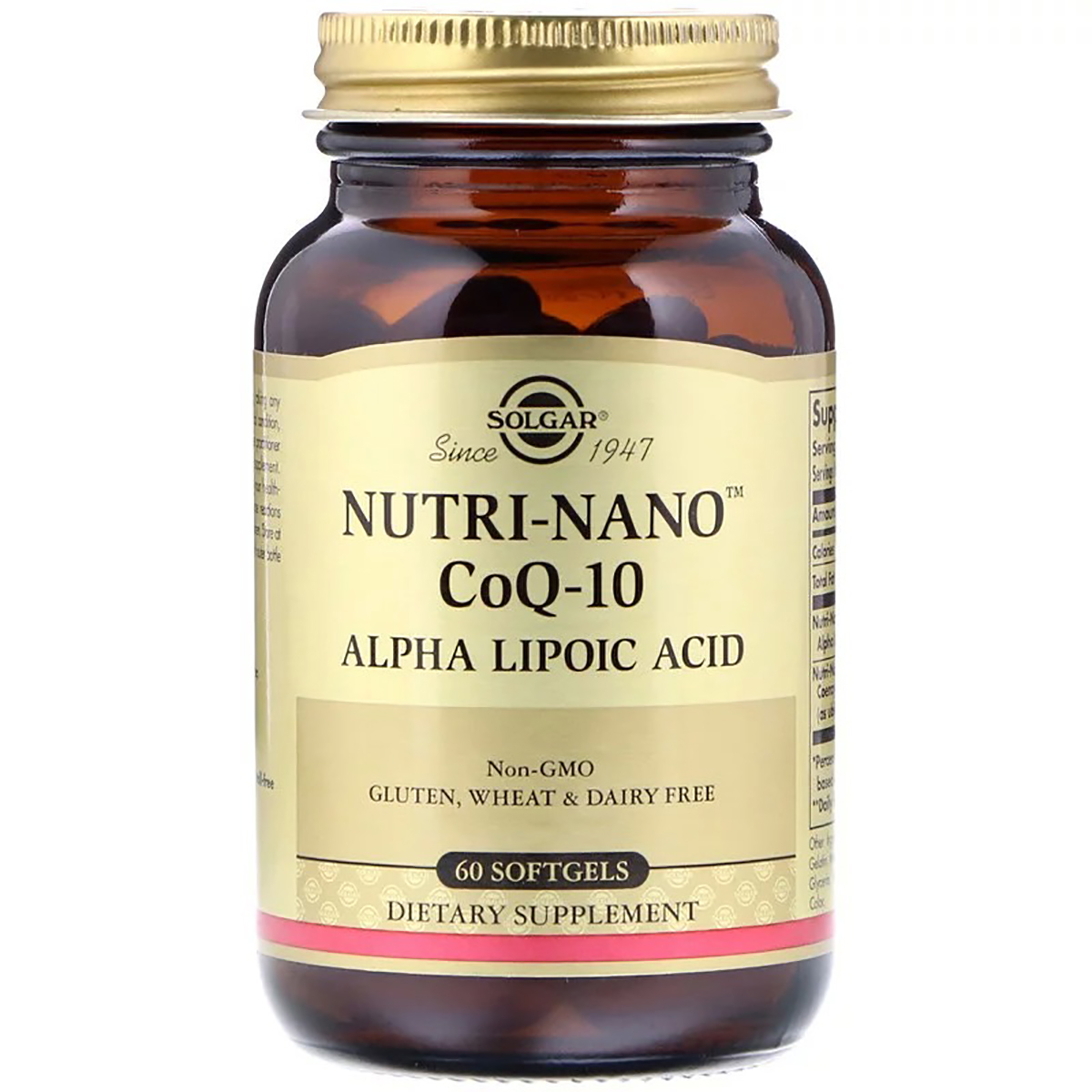 Антиоксиданты Solgar Коэнзим и Альфа Липоевая Кислота Nutri-Nano CoQ-10 Alpha Lipoic Acid 60 капсул
Антиоксиданты Solgar Коэнзим и Альфа Липоевая Кислота Nutri-Nano CoQ-10 Alpha Lipoic Acid 60 капсул