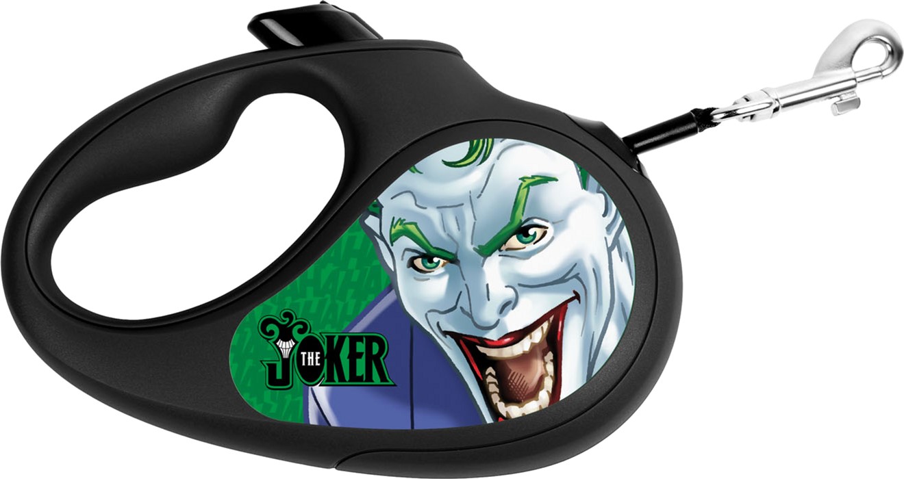 Поводок-рулетка для собак Collar WAUDOG R-leash, рисунок "Джокер Зеленый", L, до 50 кг, 5 м, светоотражающая лента (8126-1030-01)
Поводок-рулетка для собак Collar WAUDOG R-leash, рисунок "Джокер Зеленый", L, до 50 кг, 5 м, светоотражающая лента (8126-1030-01)
