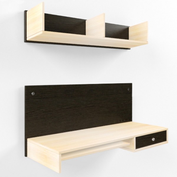 Стол компьютерный навесной из ЛДСП Comfy Home AirTable R1 Kit Zeus венге/дуб молочный
Стол компьютерный навесной из ЛДСП Comfy Home AirTable R1 Kit Zeus венге/дуб молочный