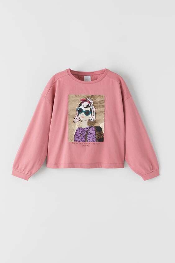 Футболка с длинным рукавом с пайетками Zara S107 140 см (10 лет) Розовый (P-6910806230420)
Футболка с длинным рукавом с пайетками Zara S107 140 см (10 лет) Розовый (P-6910806230420)