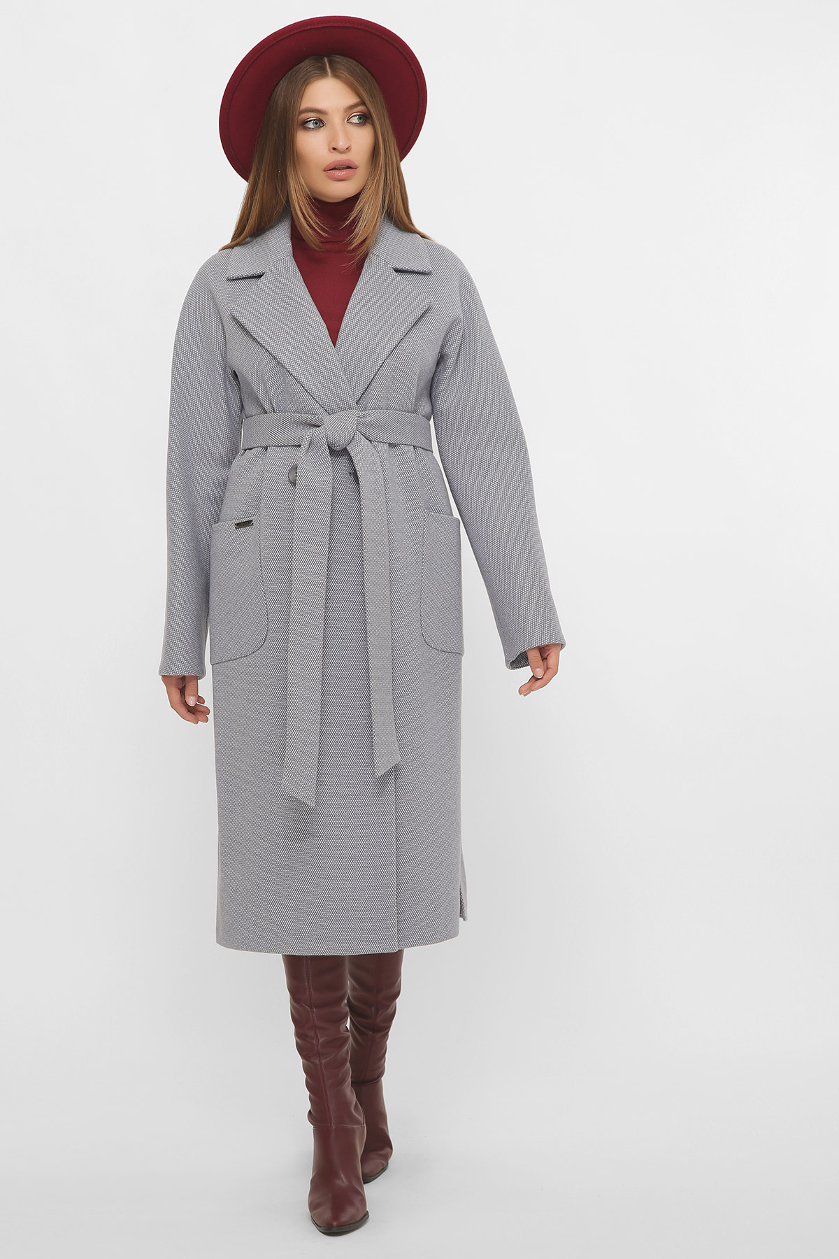 Женское Пальто MS-265 GLEM голубой размер 42 
Женское Пальто MS-265 GLEM голубой размер 42