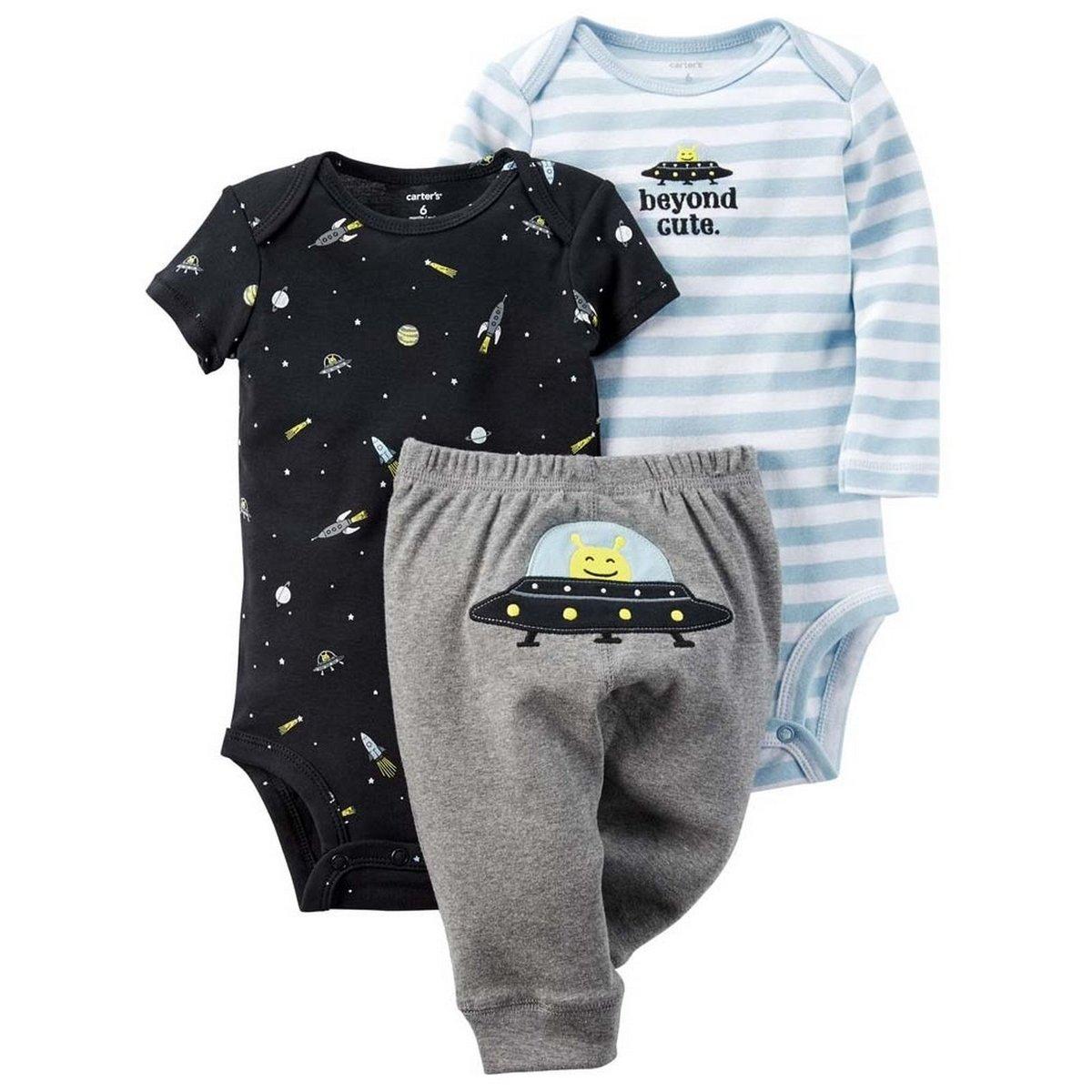 Комплект 3 в 1 Carters Детский Трикотажный на Мальчика 83-86 см Разные Цвета 126G345
Комплект 3 в 1 Carters Детский Трикотажный на Мальчика 83-86 см Разные Цвета 126G345