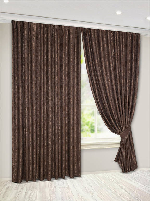 Шторы портьеры однотонные блекаут Jolie maison 150x270 см 2 шт Мраморный шоколад
Шторы портьеры однотонные блекаут Jolie maison 150x270 см 2 шт Мраморный шоколад