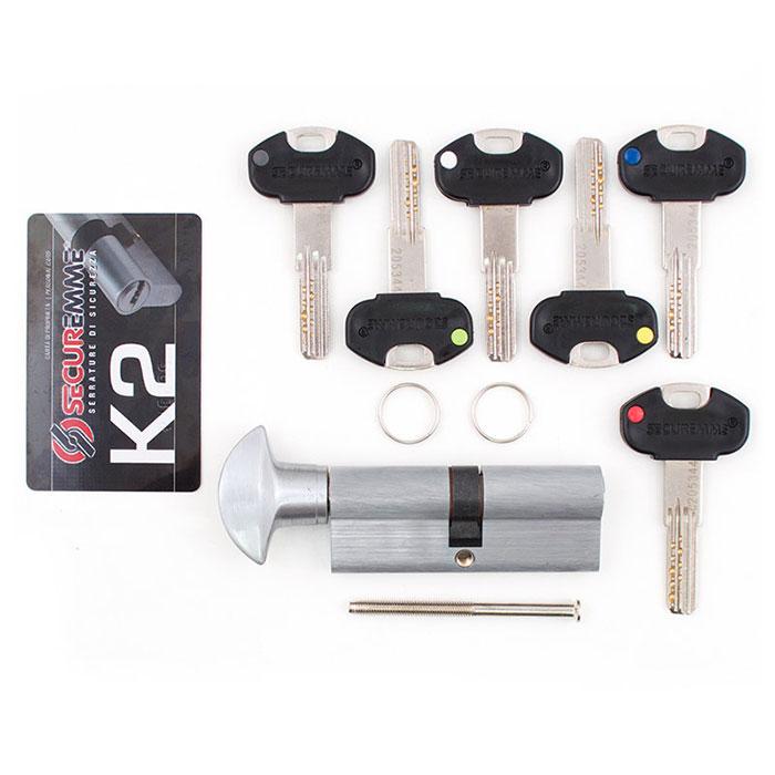 Цилиндр SECUREMME K2 80mm 35/45 мм (5кл +1 монтажный ключ)ручка мат.хром 48129
Цилиндр SECUREMME K2 80mm 35/45 мм (5кл +1 монтажный ключ)ручка мат.хром 48129