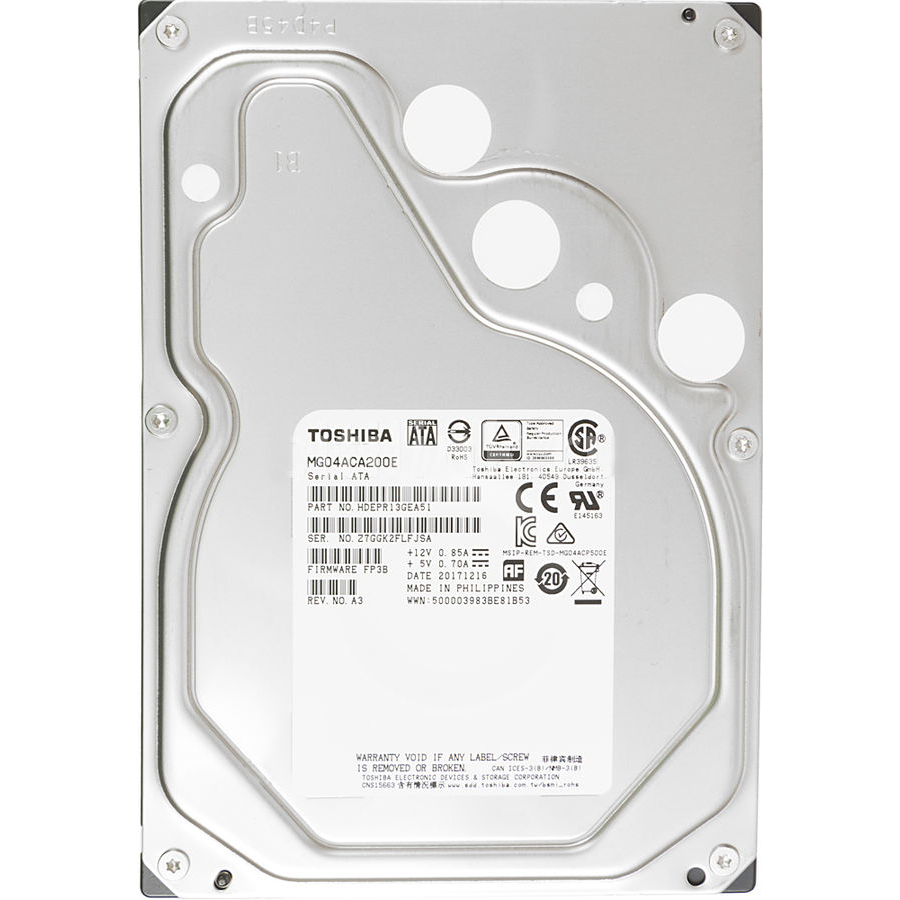 Жесткий диск 3.5" 2TB TOSHIBA (MG04ACA200E) 
Жесткий диск 3.5" 2TB TOSHIBA (MG04ACA200E)
