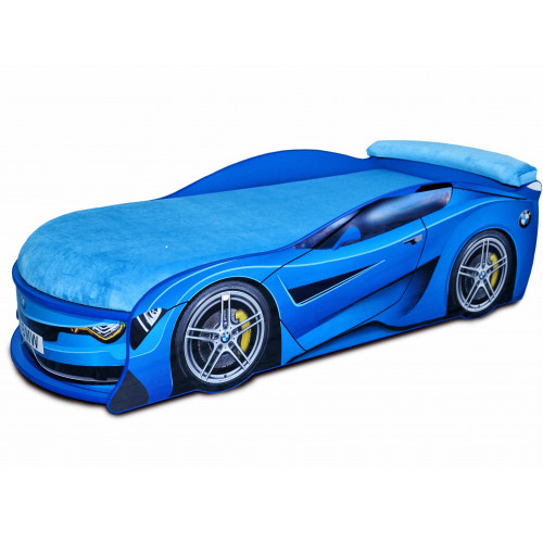 Кровать машина BMW Turbo синяя 70х150 ДСП с подъемным механизмом матрас голубой
Кровать машина BMW Turbo синяя 70х150 ДСП с подъемным механизмом матрас голубой