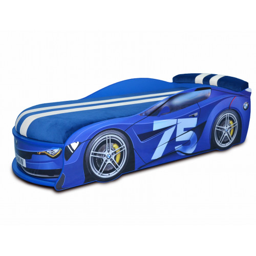 Кровать машина BMW Turbo синяя-75 80х180 ДСП с подъемным механизмом матрас Спорт синий
Кровать машина BMW Turbo синяя-75 80х180 ДСП с подъемным механизмом матрас Спорт синий