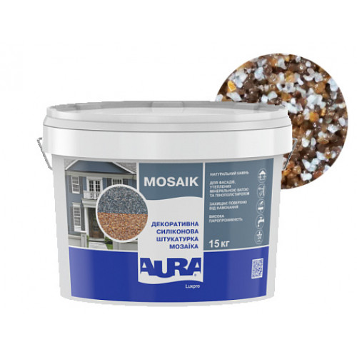 Штукатурка декоративная силиконовая Aura Luxpro Mosaik мозаичная M10 S142
Штукатурка декоративная силиконовая Aura Luxpro Mosaik мозаичная M10 S142