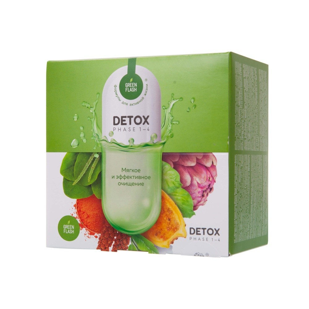 Натуральная добавка Greenflash кейс Detox Box для очистки организма от шлаков и токсинов 4 комплекса по 40 капсул (73221)
Натуральная добавка Greenflash кейс Detox Box для очистки организма от шлаков и токсинов 4 комплекса по 40 капсул (73221)