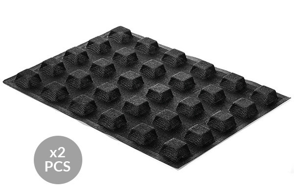 Набор форм для выпечки Silikomart Air Plus 20 - Set 2 Pz N.30 Square 40х30х1.6см 2шт. (AIR PLUS 20 SQUARE)
Набор форм для выпечки Silikomart Air Plus 20 - Set 2 Pz N.30 Square 40х30х1.6см 2шт. (AIR PLUS 20 SQUARE)