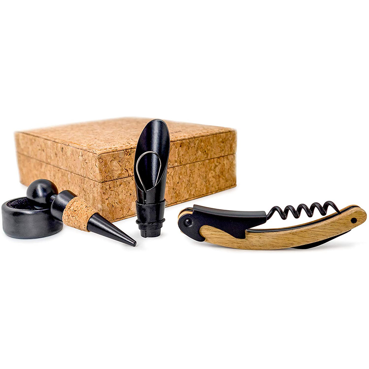 Набор для вина на 4 предмета, корка
Набор для вина на 4 предмета, корка