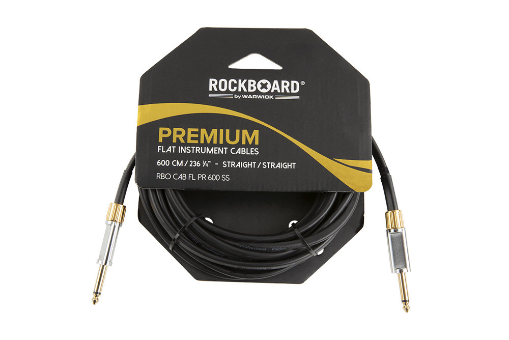 Кабель инструментальный ROCKBOARD Premium Flat Instrument Cable, Straight/Straight (600 cm)
Кабель инструментальный ROCKBOARD Premium Flat Instrument Cable, Straight/Straight (600 cm)