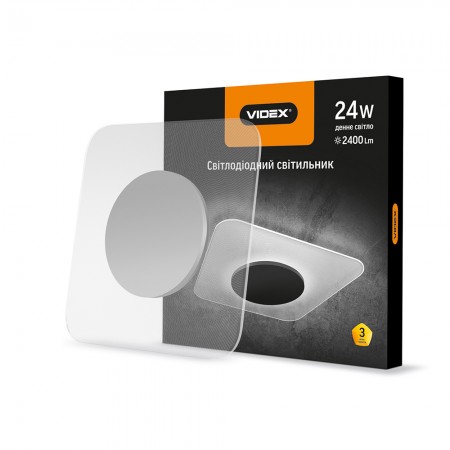 Светильник LED Акриловый квадратный, 24W 4100K 220V VL-JTS-24S4, 24886, Videx
Светильник LED Акриловый квадратный, 24W 4100K 220V VL-JTS-24S4, 24886, Videx