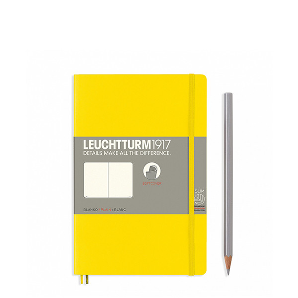 Блокнот Leuchtturm1917 М'яка обкладинка Paperback B6 (12,5х19 см) Лимонний Чисті аркуші (358304)
Блокнот Leuchtturm1917 М'яка обкладинка Paperback B6 (12,5х19 см) Лимонний Чисті аркуші (358304)