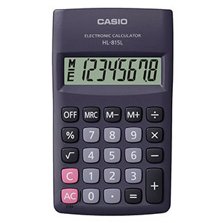 Калькулятор карманный Casio 8 разрядный 118 * 69.5 * 18 мм пластик (HL 815L BK S GP)
Калькулятор карманный Casio 8 разрядный 118 * 69.5 * 18 мм пластик (HL 815L BK S GP)