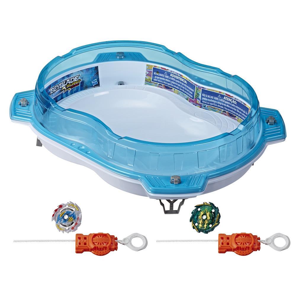 Вертикальная Арена с Бейблейдами Гиперсфера Beyblade Rise Hypersphere Vertical Drop Battle Hasbro E7609
Вертикальная Арена с Бейблейдами Гиперсфера Beyblade Rise Hypersphere Vertical Drop Battle Hasbro E7609