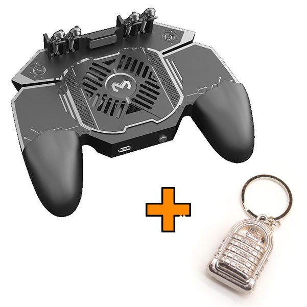 Игровые контроллеры Memo AK88 1200 mAh (геймпад триггеры курки для смартфона для PUBG) + брелок рюкзак 3 уровня
Игровые контроллеры Memo AK88 1200 mAh (геймпад триггеры курки для смартфона для PUBG) + брелок рюкзак 3 уровня