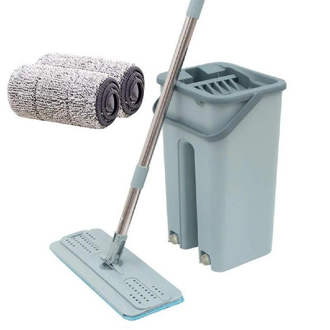 Комплект для уборки EasyMop ведро и швабра с отжимом из металла и пластика голубой TT30204
Комплект для уборки EasyMop ведро и швабра с отжимом из металла и пластика голубой TT30204