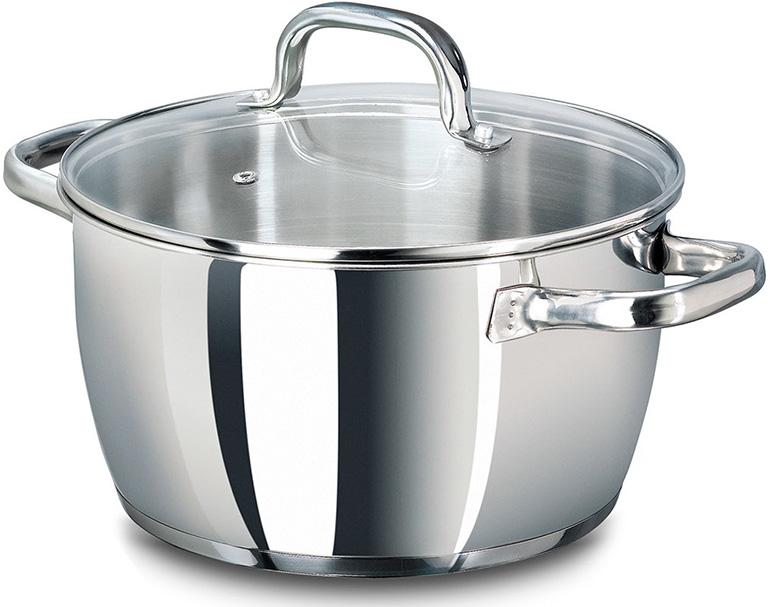 Кастрюля из нержавейки Vitrinor Bon Chef 4.1 л Ø24 см индукционная со стеклянной крышкой (VI-1310115)
Кастрюля из нержавейки Vitrinor Bon Chef 4.1 л Ø24 см индукционная со стеклянной крышкой (VI-1310115)