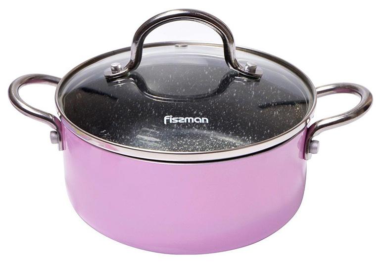 Кастрюля Fissman Mini Chef Pink 1.3 л Ø16 см сиреневая со стеклянной крышкой и антипригарным покрытием (FN-4238)
Кастрюля Fissman Mini Chef Pink 1.3 л Ø16 см сиреневая со стеклянной крышкой и антипригарным покрытием (FN-4238)