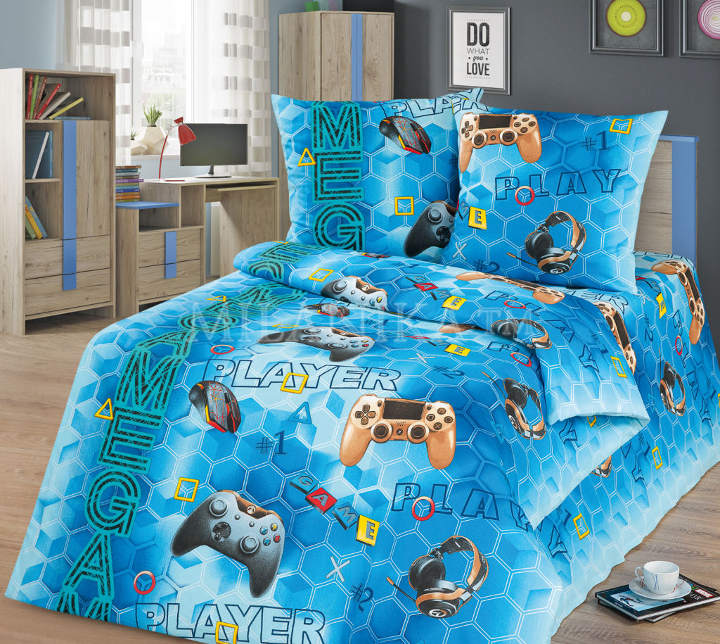 Детское постельное белье "Player-Игра" CottonTwill 1.5-спальное 150х220 см Бязь (ДРБ043-3)
Детское постельное белье "Player-Игра" CottonTwill 1.5-спальное 150х220 см Бязь (ДРБ043-3)