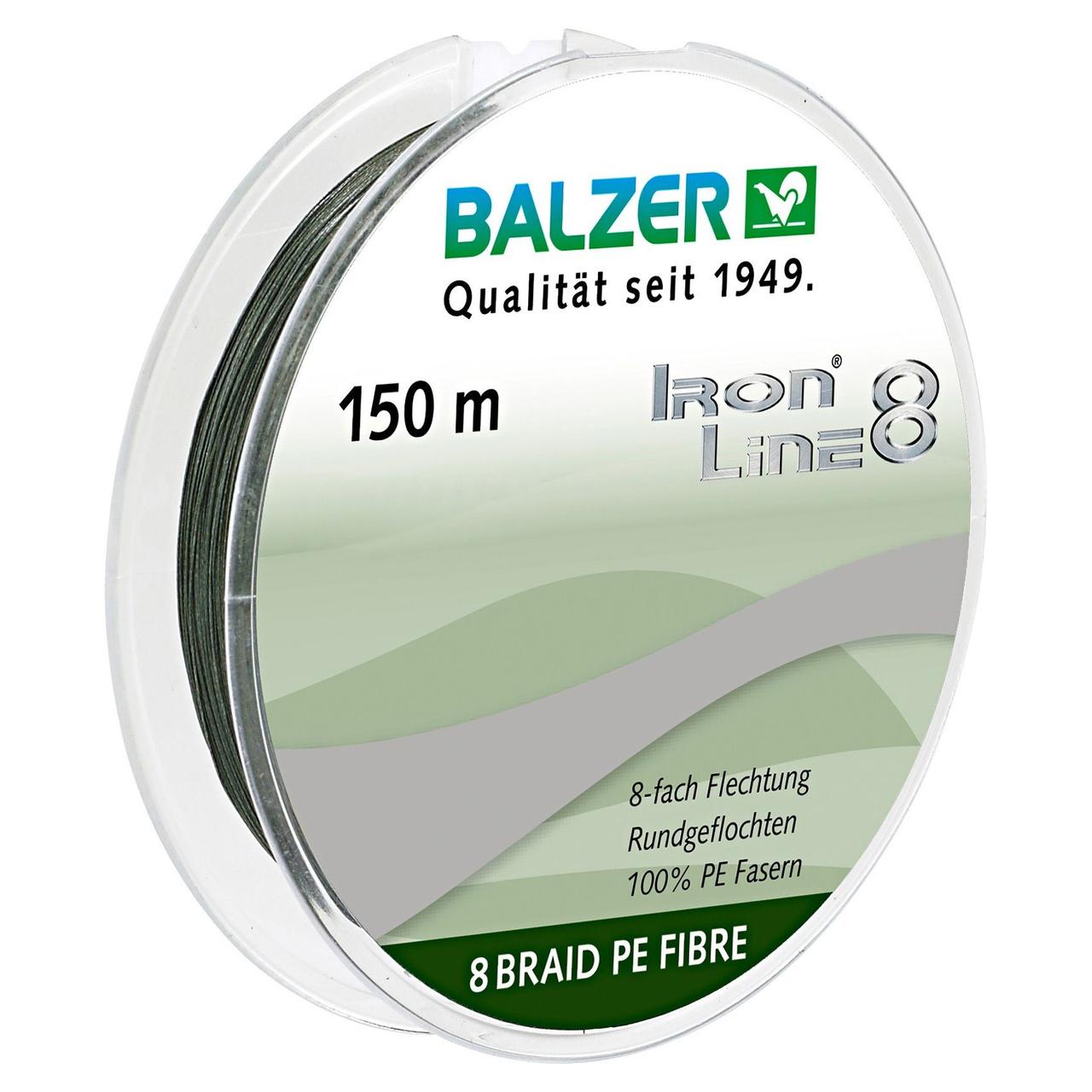Шнур рыболовный Balzer Iron Line 8x Catfish Green 300 м 0.50 мм 51.3 кг Dark Green
Шнур рыболовный Balzer Iron Line 8x Catfish Green 300 м 0.50 мм 51.3 кг Dark Green