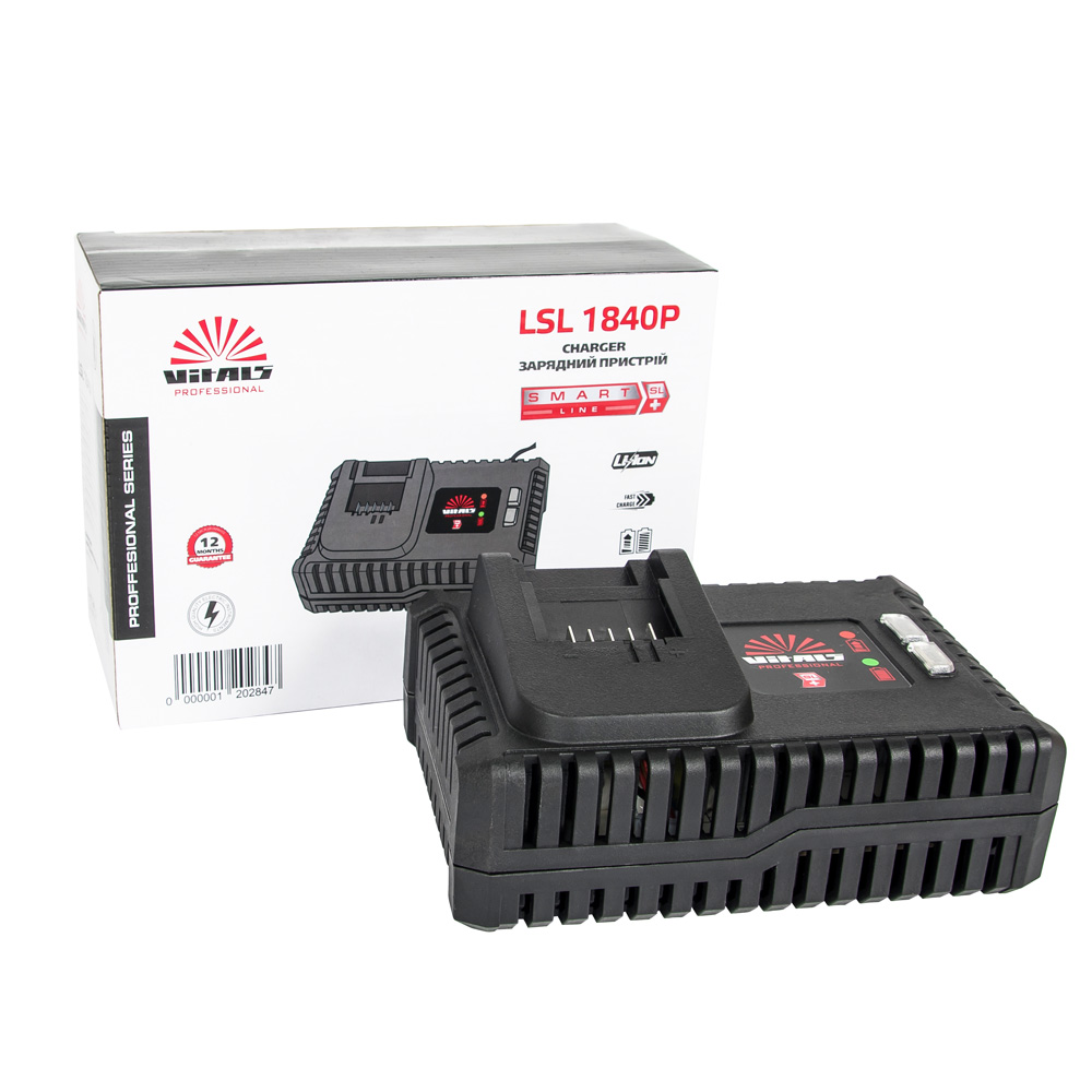 Зарядное устройство для аккумуляторов Vitals Professional LSL 1840P SmartLine
Зарядное устройство для аккумуляторов Vitals Professional LSL 1840P SmartLine