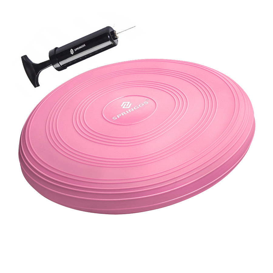 Балансировочная подушка Springos сенсомоторная массажная Pro Pink (SKL41-238110)
Балансировочная подушка Springos сенсомоторная массажная Pro Pink (SKL41-238110)
