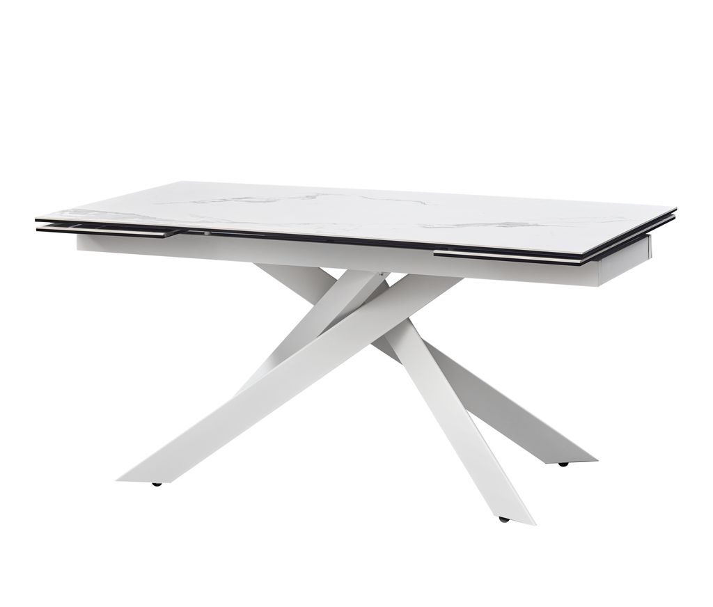 Обеденный раскладной стол в гостиную, кухню Gracio Straturario White 160(240)x90 керамика, металл белый цвет Concepto
Обеденный раскладной стол в гостиную, кухню Gracio Straturario White 160(240)x90 керамика, металл белый цвет Concepto