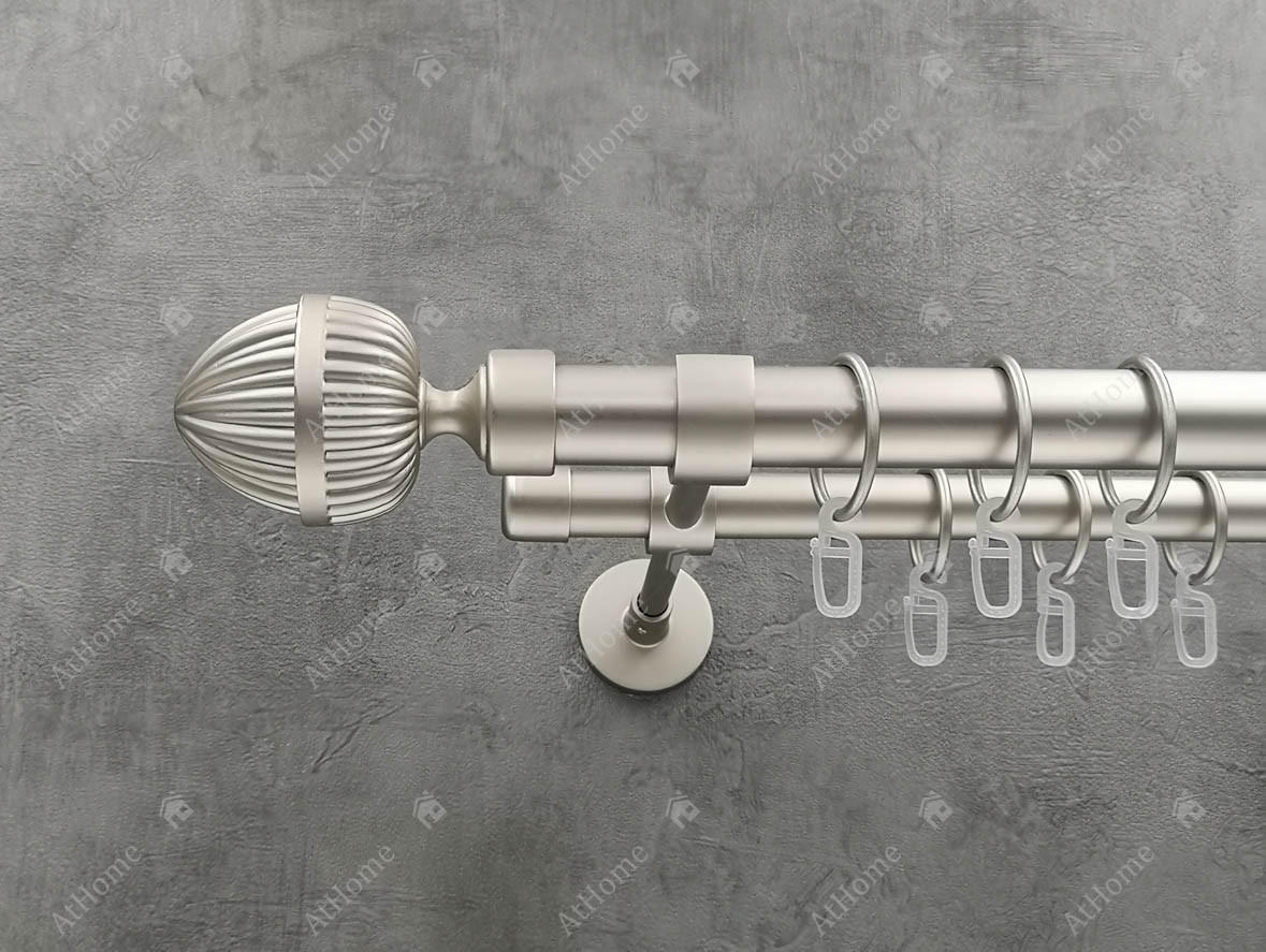 Карниз Quadrum Одеон 160 см двойной модерн Сатин 25/19 мм гладкая (кольца с крючками)
Карниз Quadrum Одеон 160 см двойной модерн Сатин 25/19 мм гладкая (кольца с крючками)