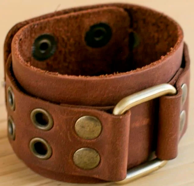 Браслет Gridasov Leathercraft Heavy Metal из натуральной кожи коричневый (WR-006-BR)
Браслет Gridasov Leathercraft Heavy Metal из натуральной кожи коричневый (WR-006-BR)