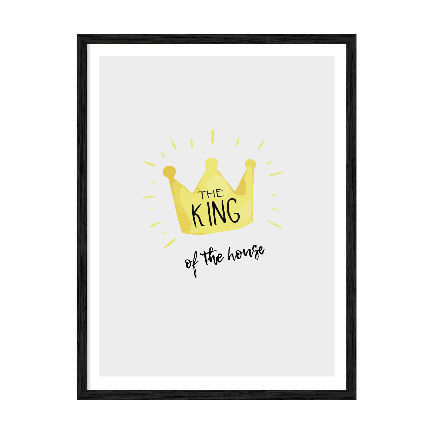Постер " The King of the House" с антибликовым стеклом 59.6 x 84 см в чёрной рамке
Постер " The King of the House" с антибликовым стеклом 59.6 x 84 см в чёрной рамке