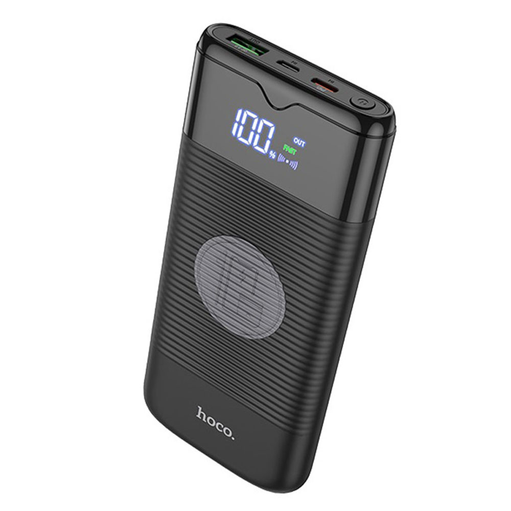 Портативная батарея Power bank Hoco J63 Velocity QC 3.0, PD, 18W с функцией беспроводной зарядки Qi 10000mAh Black
Портативная батарея Power bank Hoco J63 Velocity QC 3.0, PD, 18W с функцией беспроводной зарядки Qi 10000mAh Black