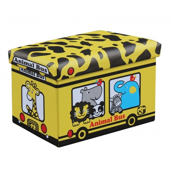 Ящик-пуф для игрушек складной автобус Animal Bus с крышкой водонепроницаемый UKC Baby Play 40х25 см Разноцветный (00607-animal)
Ящик-пуф для игрушек складной автобус Animal Bus с крышкой водонепроницаемый UKC Baby Play 40х25 см Разноцветный (00607-animal)