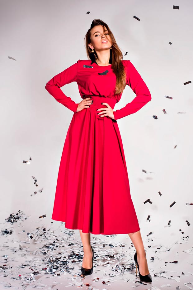 Женское JADONE FASHION платье из софта с юбкой полусолнце Ариэль цвет винный S (Платье Ариэль винный)
Женское JADONE FASHION платье из софта с юбкой полусолнце Ариэль цвет винный S (Платье Ариэль винный)