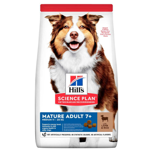 Сухой корм Hills Science Plan Mature Adult Medium для собак с ягненком и рисом, 14 кг
Сухой корм Hills Science Plan Mature Adult Medium для собак с ягненком и рисом, 14 кг